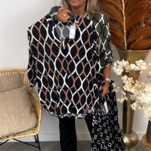 Janny™ | Casual Blouse with Long Sleeves and Elegant Pattern