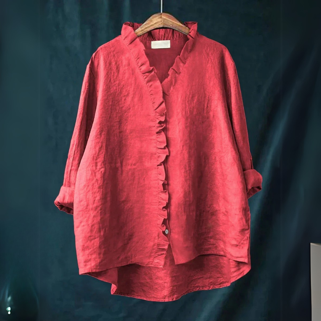 Blanka™ | Casual Cotton and Linen Shirt