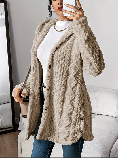 Dana | Plush Hooded Cardigan