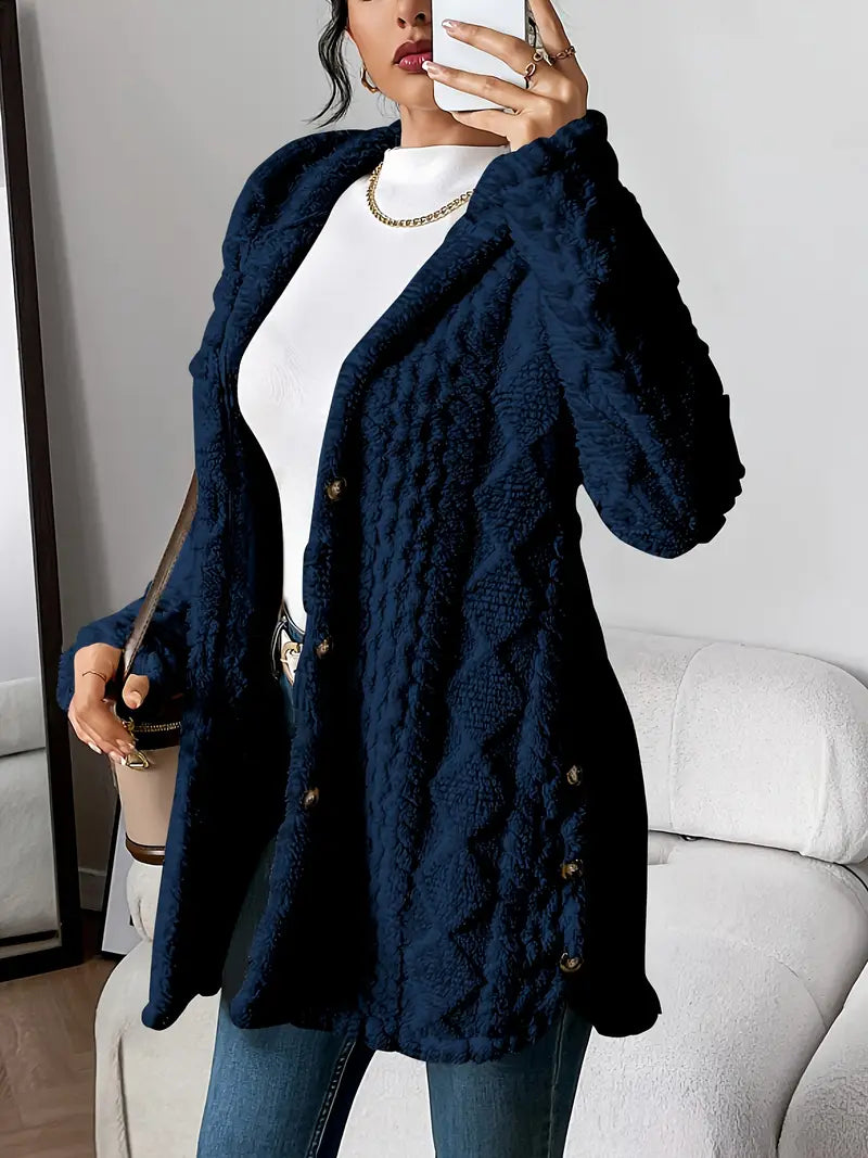 Dana | Plush Hooded Cardigan