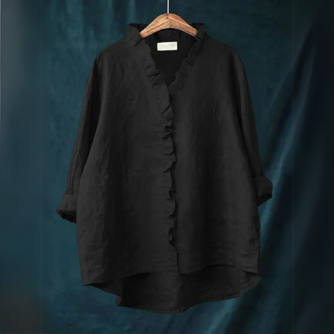 Blanka™ | Casual Cotton and Linen Shirt