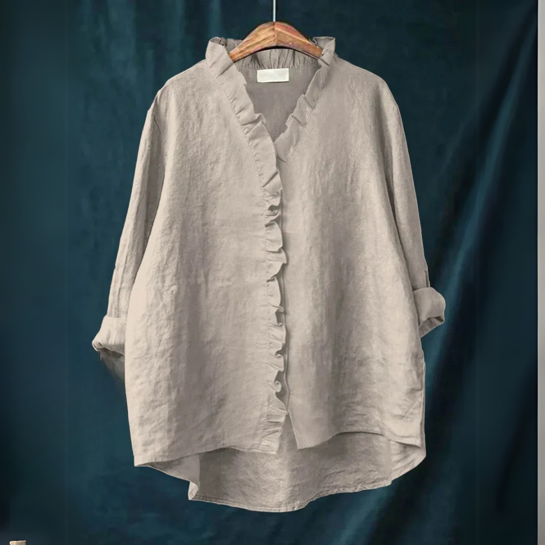 Blanka™ | Casual Cotton and Linen Shirt