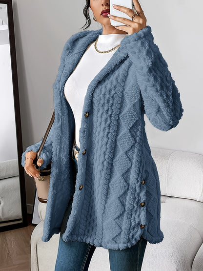 Dana | Plush Hooded Cardigan