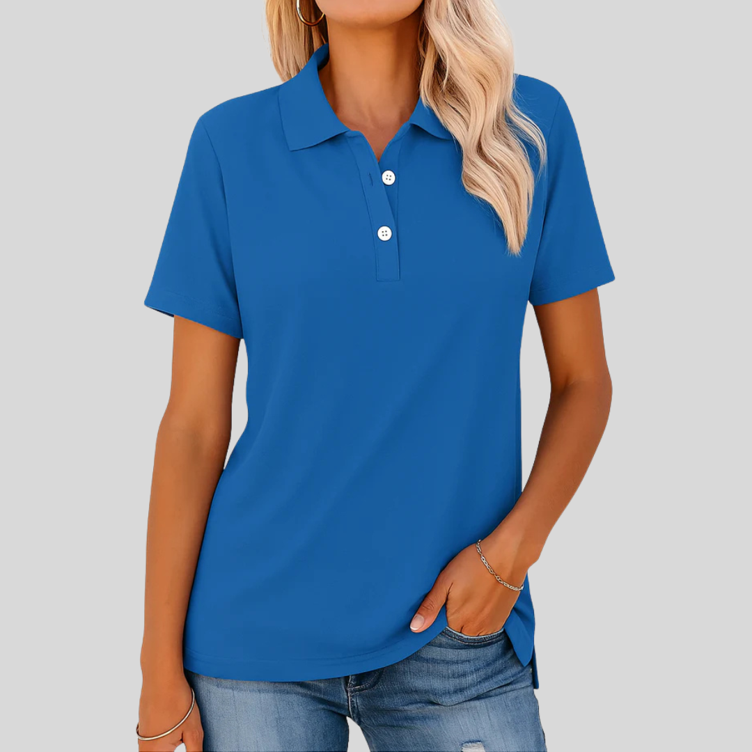 Émilie™ – Breathable Polo Shirt with an Elegant Look