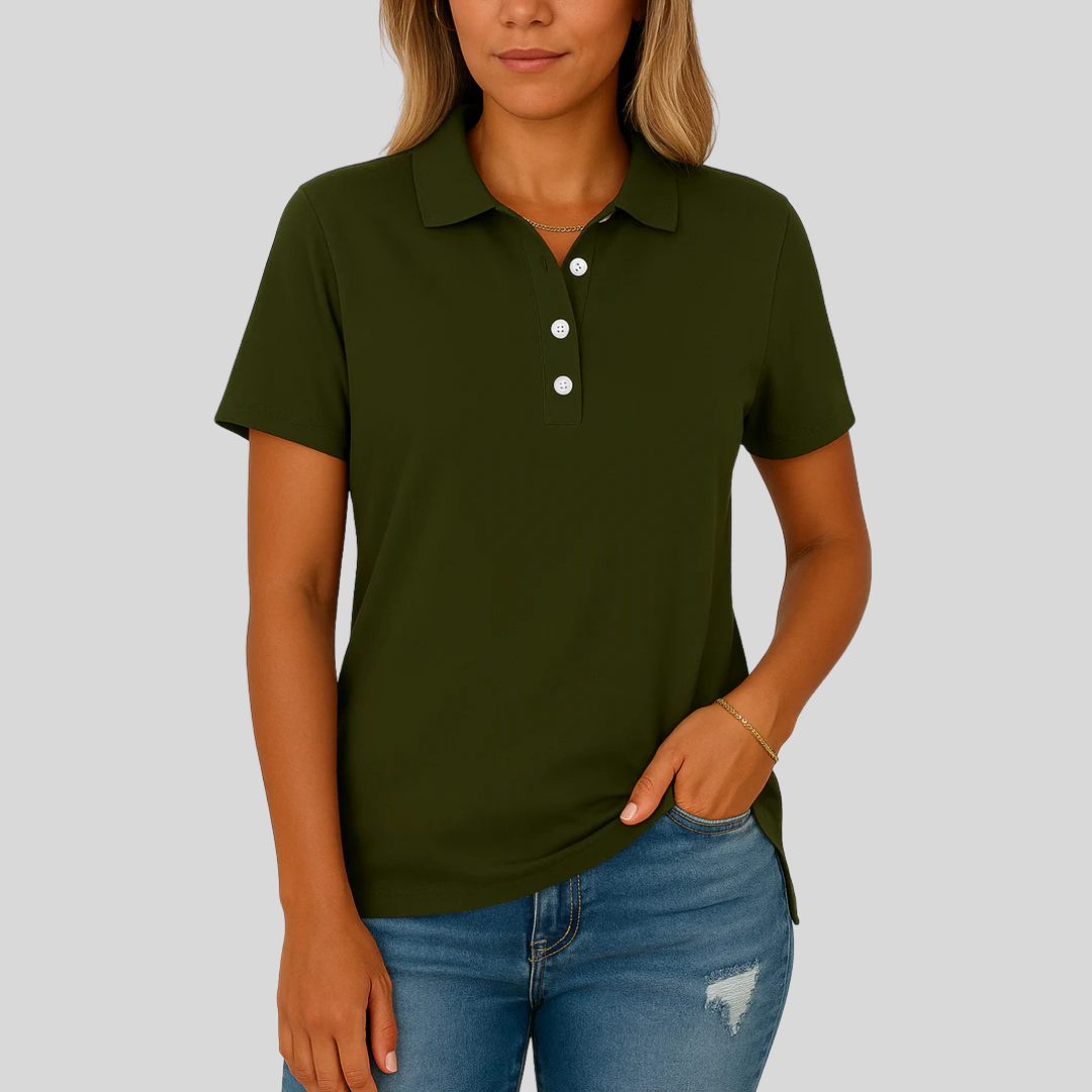 Émilie™ – Breathable Polo Shirt with an Elegant Look