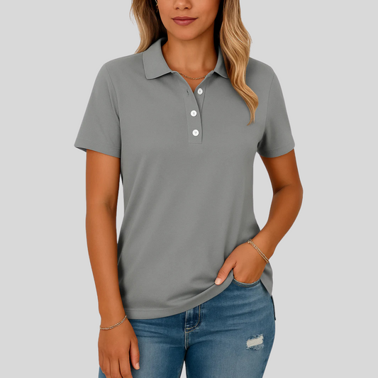 Émilie™ – Breathable Polo Shirt with an Elegant Look