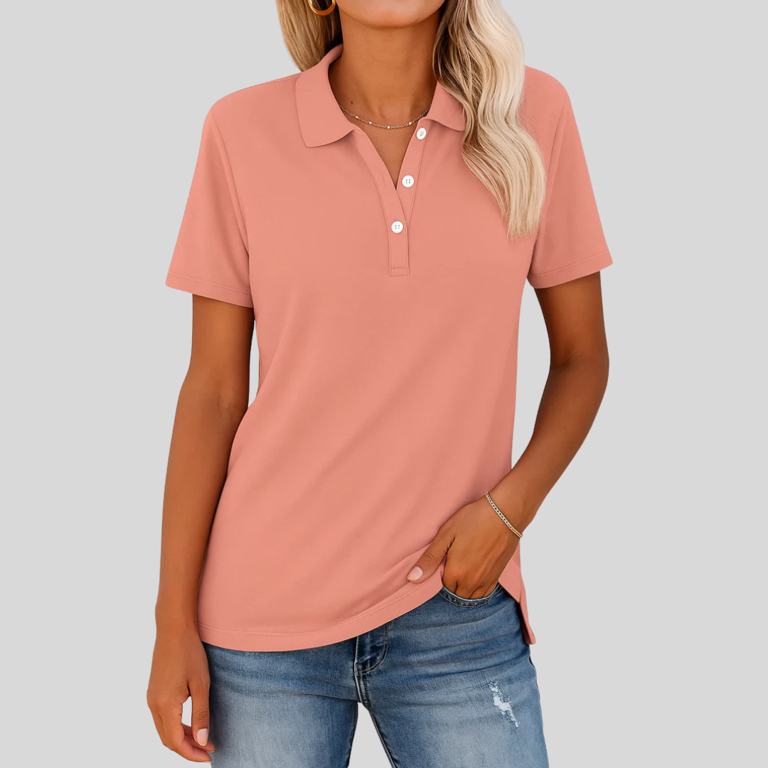 Émilie™ – Breathable Polo Shirt with an Elegant Look