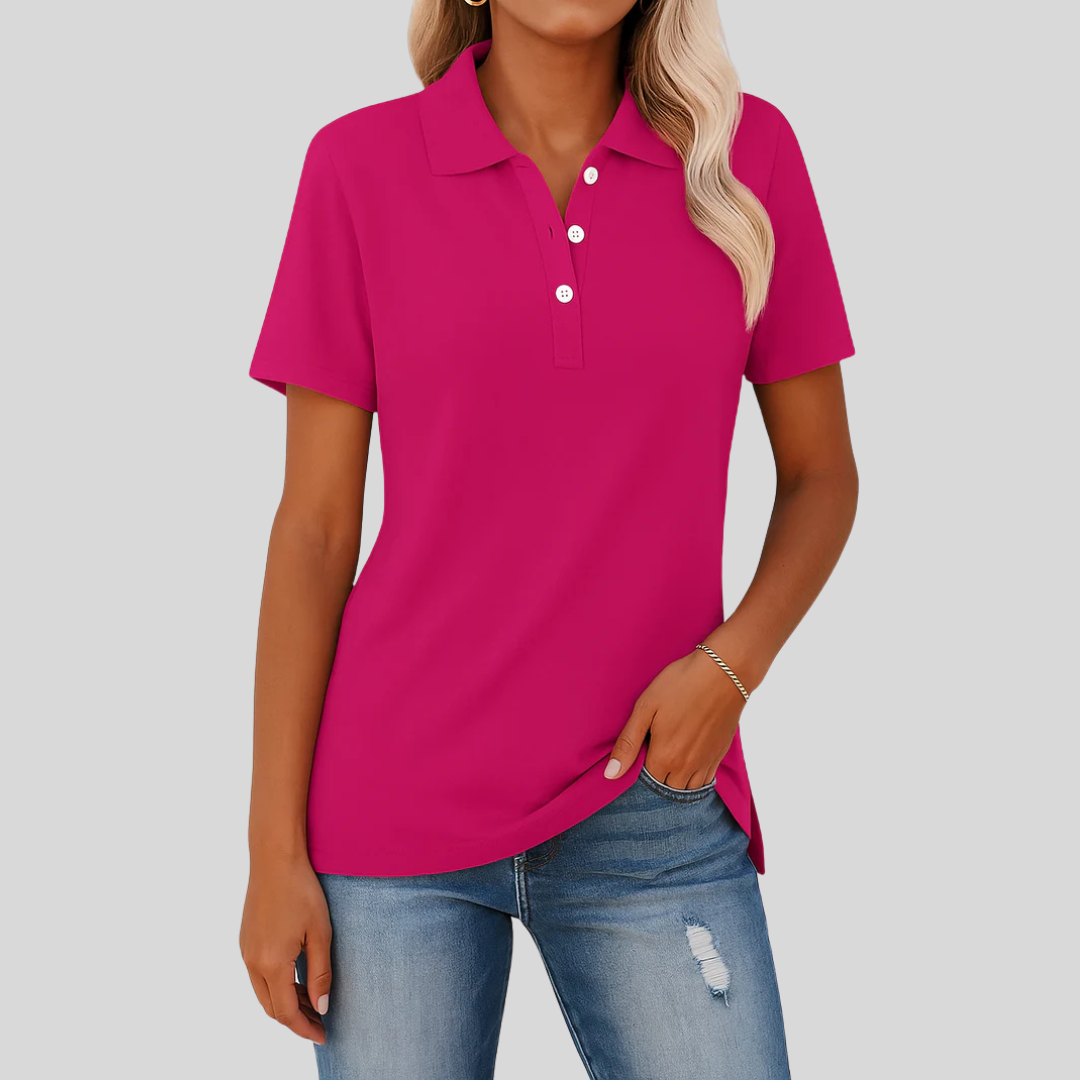 Émilie™ – Breathable Polo Shirt with an Elegant Look