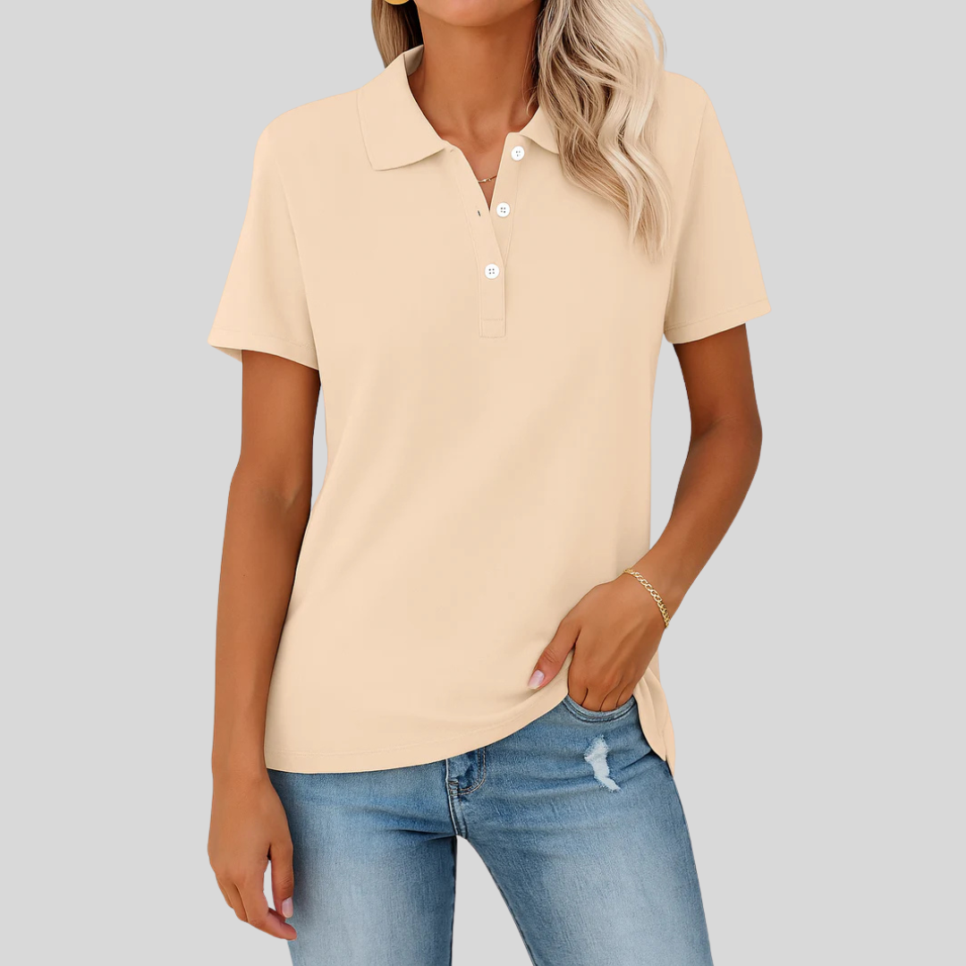 Émilie™ – Breathable Polo Shirt with an Elegant Look