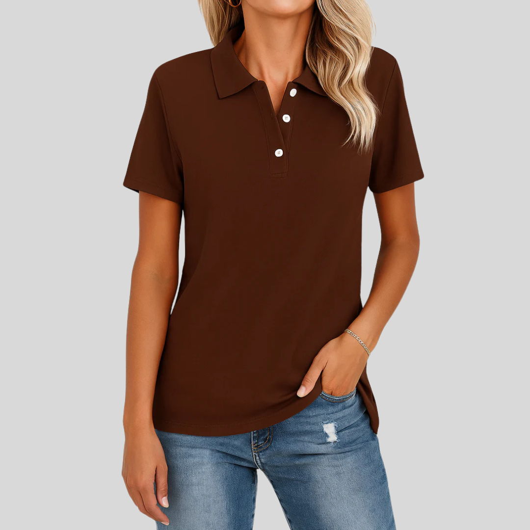 Émilie™ – Breathable Polo Shirt with an Elegant Look
