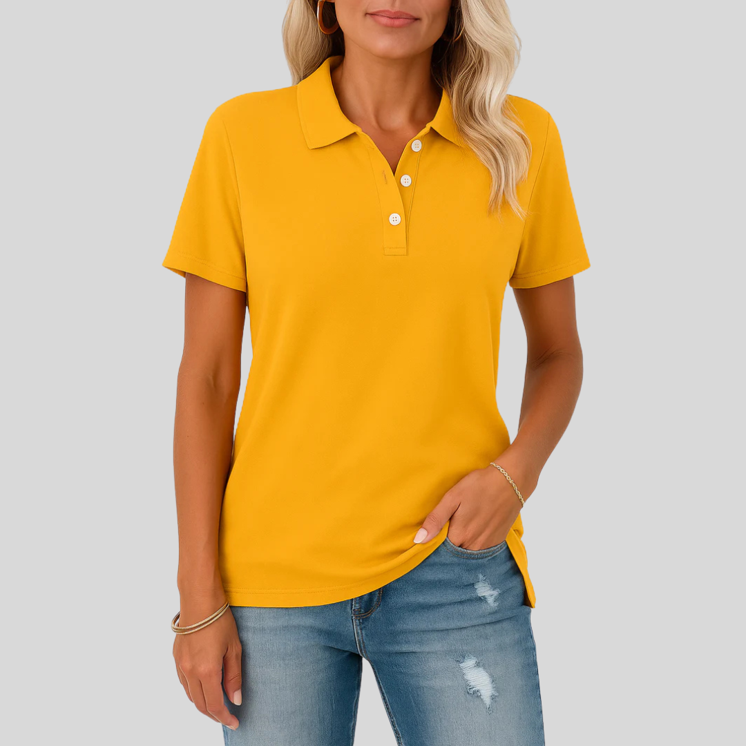 Émilie™ – Breathable Polo Shirt with an Elegant Look