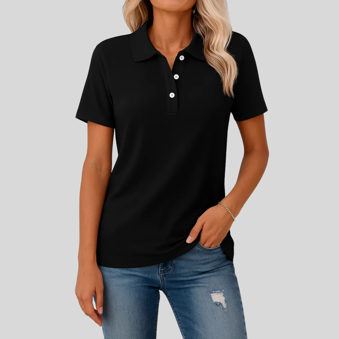 Émilie™ – Breathable Polo Shirt with an Elegant Look