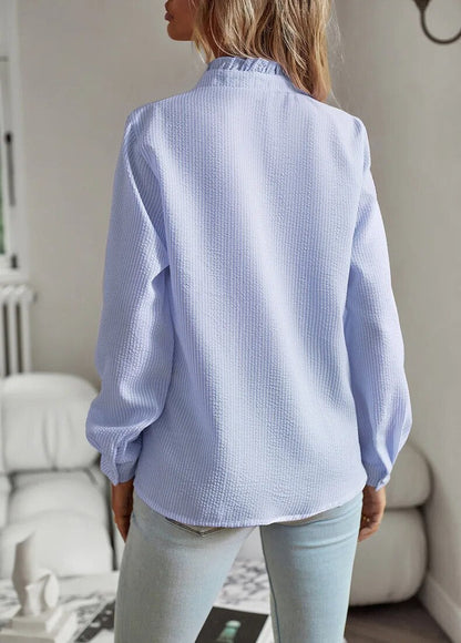 Aurora - Long-sleeved shirt with ruffles