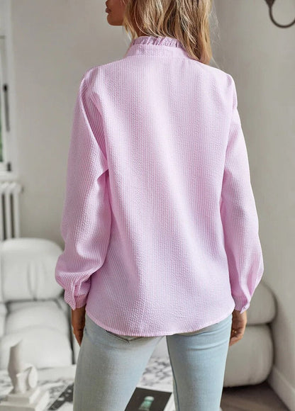 Aurora - Long-sleeved shirt with ruffles