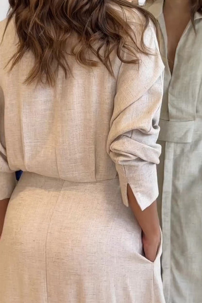 Jeanette | Maxi Dress with V-Neckline